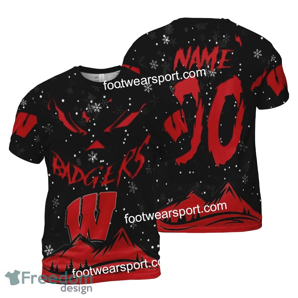 Custom Number And Name Wisconsin Badgers Grinch Face 3D Hoodie, 3D Tshirt, Sweater AOP For Fans image Custom Number And Name Wisconsin Badgers Grinch Face 3D Hoodie, 3D Tshirt, Sweater AOP For Fans - NCAA Wisconsin Badgers Grinch Face 3D Hoodie, 3D Tshirt, Sweater AOP Custom Number And Name Photo 2