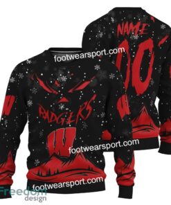Custom Number And Name Wisconsin Badgers Grinch Face 3D Hoodie, 3D Tshirt, Sweater AOP For Fans image Custom Number And Name Wisconsin Badgers Grinch Face 3D Hoodie, 3D Tshirt, Sweater AOP For Fans - NCAA Wisconsin Badgers Grinch Face 3D Hoodie, 3D Tshirt, Sweater AOP Custom Number And Name Photo 3