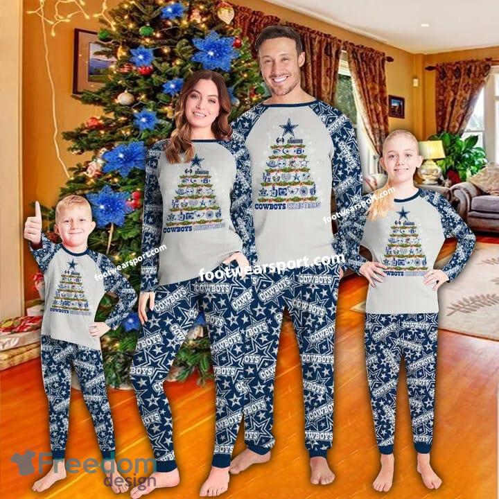 Dallas Cowboys Christmas Tree Xmas Family Pajamas Set For Men Women Kid image Dallas Cowboys Christmas Tree Xmas Family Pajamas Set For Men Women Kid - Dallas Cowboys Christmas Tree Xmas Family Pajamas Set For Men Women Kid