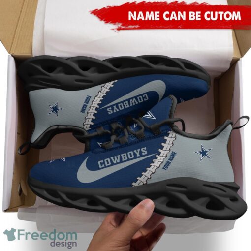 Dallas Cowboys Custom Name Limited Max Soul Shoes Sneakers For Sports Fans Gift Product Photo 2