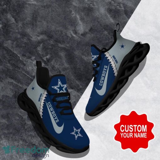 Dallas Cowboys Custom Name Limited Max Soul Shoes Sneakers For Sports Fans Gift Product Photo 1