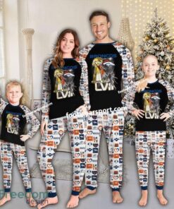 Denver Broncos Super Bowl Christmas Family Pajamas Set Kid Men Women