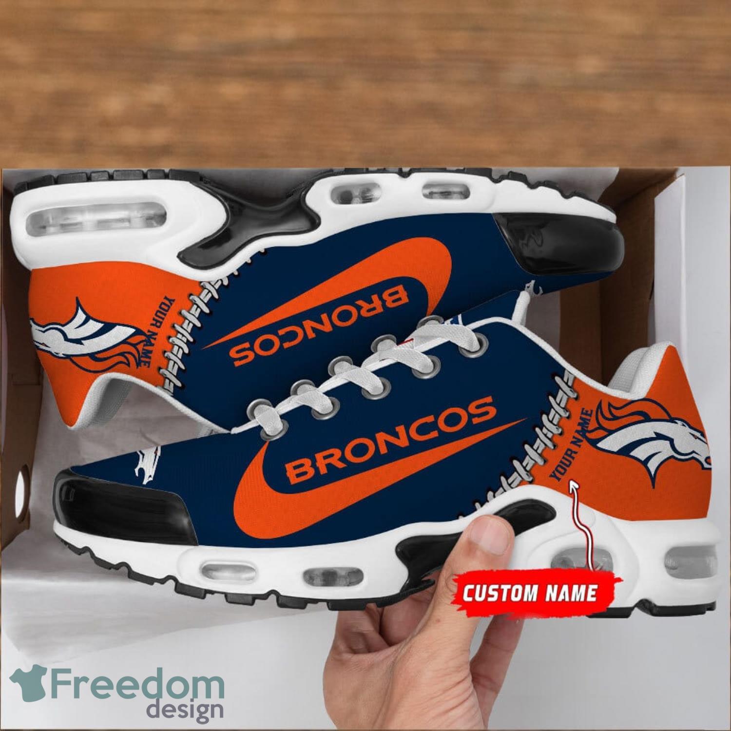 Denver Broncos Ultra Air Cushion Sports Shoes Custom Name For Men And Women TN Shoes Sneakers image Denver Broncos Ultra Air Cushion Sports Shoes Custom Name For Men And Women TN Shoes Sneakers Product Photo 2