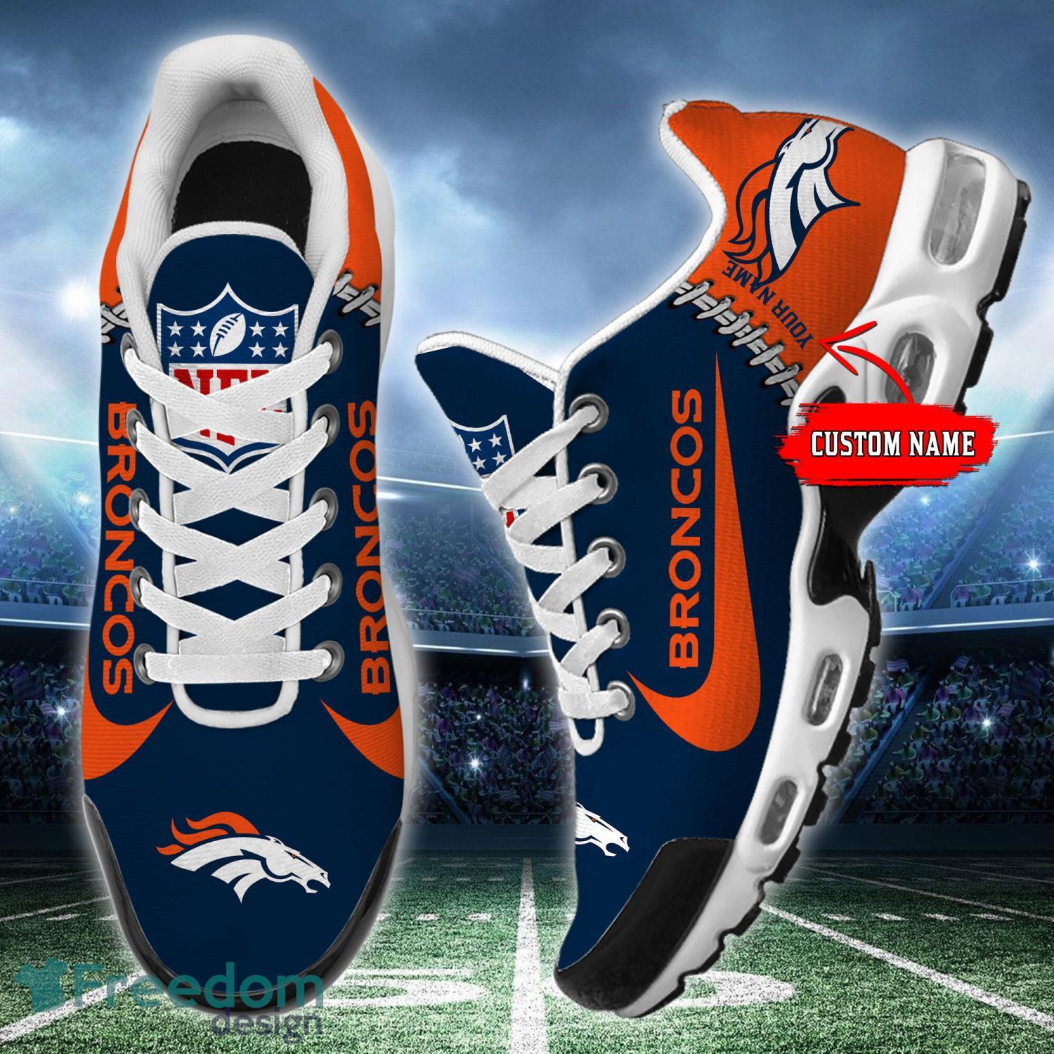 Denver Broncos Ultra Air Cushion Sports Shoes Custom Name For Men And Women TN Shoes Sneakers image Denver Broncos Ultra Air Cushion Sports Shoes Custom Name For Men And Women TN Shoes Sneakers Product Photo 1