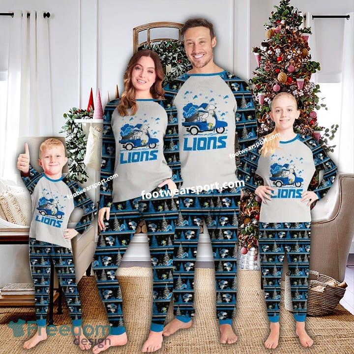 Detroit Lions Christmas Xmas Family Pajamas Set For Men Women Kid image Detroit Lions Christmas Xmas Family Pajamas Set For Men Women Kid - Detroit Lions Christmas Xmas Family Pajamas Set For Men Women Kid