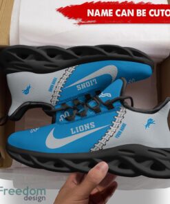 Detroit Lions Custom Name Limited Max Soul Shoes Sneakers For Sports Fans Gift Product Photo 2