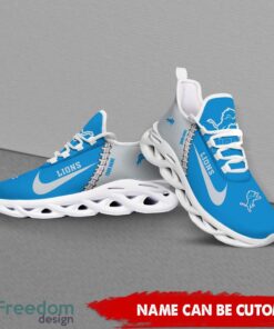 Detroit Lions Custom Name Limited Max Soul Shoes Sneakers For Sports Fans Gift Product Photo 4