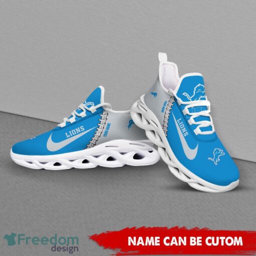 Detroit Lions Custom Name Limited Max Soul Shoes Sneakers For Sports Fans Gift Product Photo 4