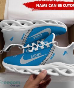 Detroit Lions Custom Name Limited Max Soul Shoes Sneakers For Sports Fans Gift Product Photo 5