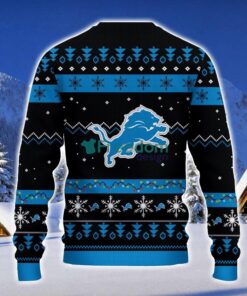Detroit Lions Santa Claus Ugly Christmas Sweater Christmas Gift 3D Sweater Product Photo 2