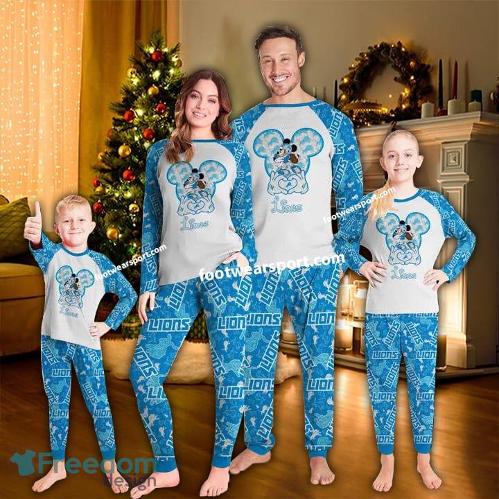 Detroit Lions Ugly Christmas Pajamas Set Family Kid Men Women image Detroit Lions Ugly Christmas Pajamas Set Family Kid Men Women - Detroit Lions Ugly Christmas Pajamas Set Family Kid Men Women