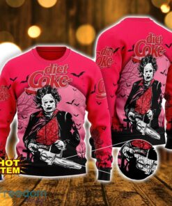 Diet Coke Horror Halloween AOP Sweater For Men And Women Halloween Gift