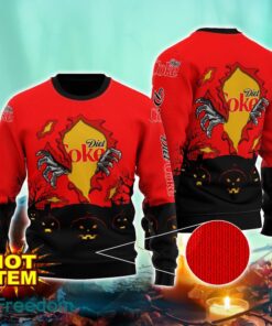 Diet Coke Scary Night Halloween Hand Pull Out Halloween 3D Sweater For Men and Women