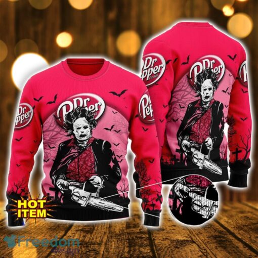 Dr Pepper Horror Halloween AOP Sweater For Men And Women Halloween Gift Product Photo 1