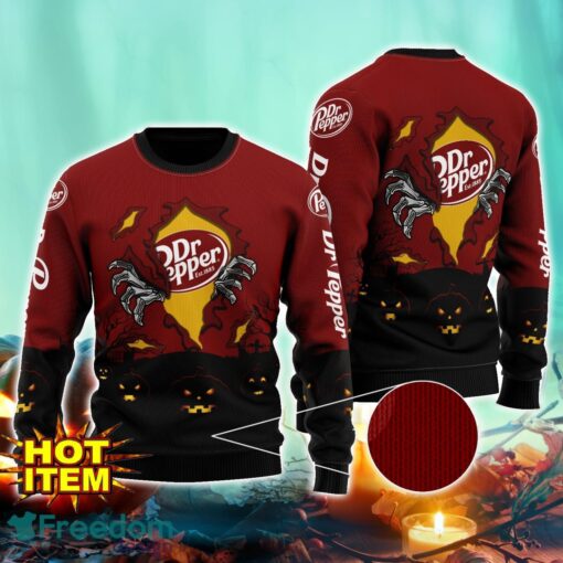 Dr Pepper Scary Night Halloween Hand Pull Out Halloween 3D Sweater For Men and Women Product Photo 1