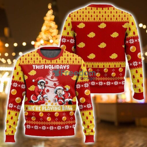 Dragon Ball Z Christmas 3D Ugly Christmas Sweater Unisex Sweater Christmas Gift Product Photo 1