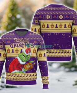 Drink Up Grinches Crown Royal 3D Ugly Christmas Sweater For Men And Women Christmas Season Gift