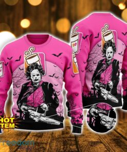 Dunkin Donuts Horror Halloween AOP Sweater For Men And Women Halloween Gift