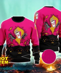 Dunkin Donuts Scary Night Halloween Hand Pull Out Halloween 3D Sweater For Men and Women