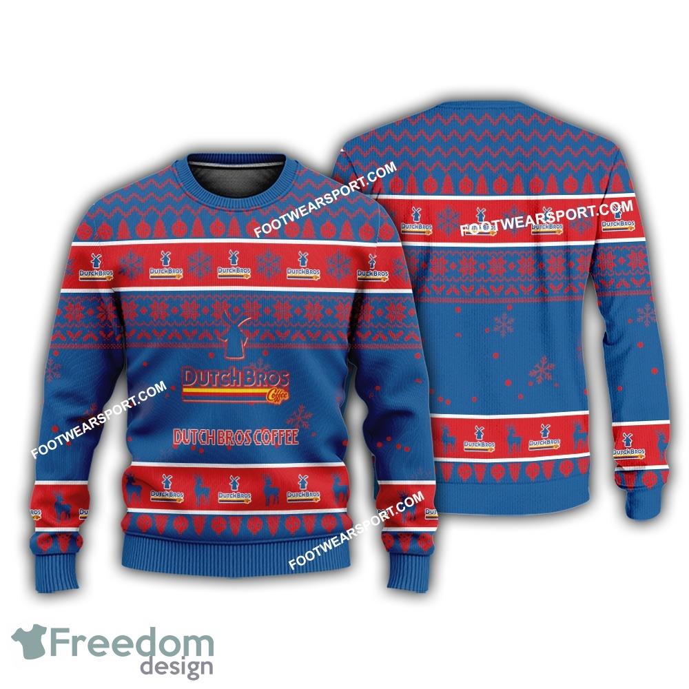 Dutch Bros Coffee Logo Merry Christmas Ugly Sweater Gift For Men And Women image Dutch Bros Coffee Logo Merry Christmas Ugly Sweater Gift For Men And Women - Dutch Bros Coffee Logo Merry Christmas Ugly Sweater Gift For Men And Women