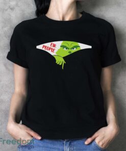 Ew People T-Shirt, Grinch Christmas Shirt, Funny Xmas Shirt, Merry Grinchmas T-Shirt - Ladies T-Shirt