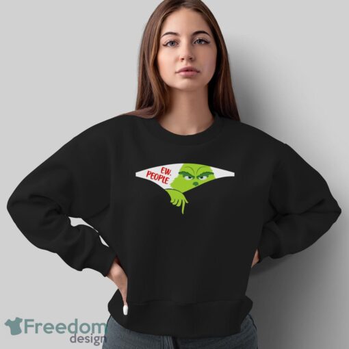 Ew People T-Shirt, Grinch Christmas Shirt, Funny Xmas Shirt, Merry Grinchmas T-Shirt - Sweatshirt