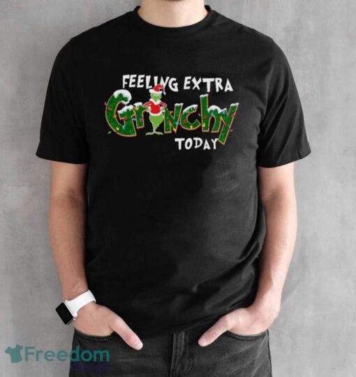 Feeling Extra Grinchy Today Christmas Sweatshirt, Grinch Sweatshirt - Black Unisex T-Shirt