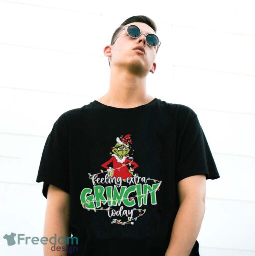 Feeling Extra Grinchy Today Shirt, Funny Christmas Shirt, Grinch Xmas Shirt - G500 Gildan T-Shirt