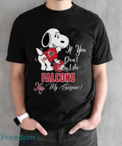 fl Atlanta Falcons Snoopy Dog Kiss My Endgone Shirt Product Photo 2