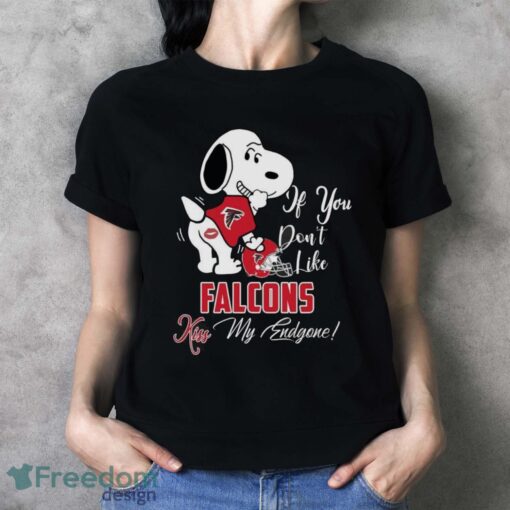 fl Atlanta Falcons Snoopy Dog Kiss My Endgone Shirt Product Photo 4