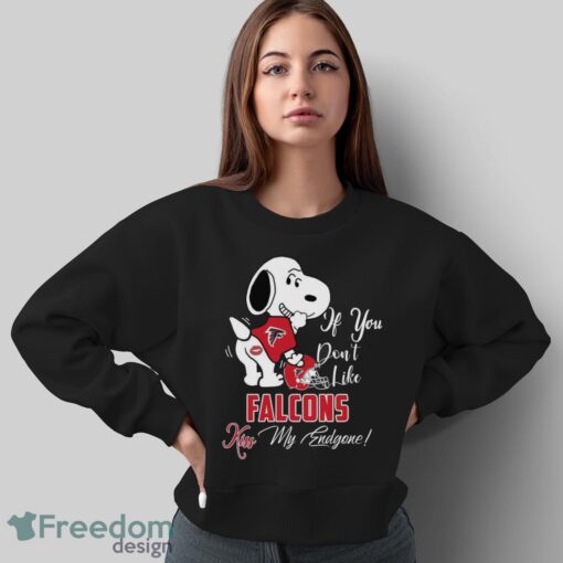 fl Atlanta Falcons Snoopy Dog Kiss My Endgone Shirt Product Photo 5