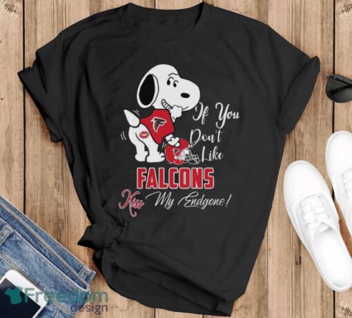 fl Atlanta Falcons Snoopy Dog Kiss My Endgone Shirt Product Photo 1