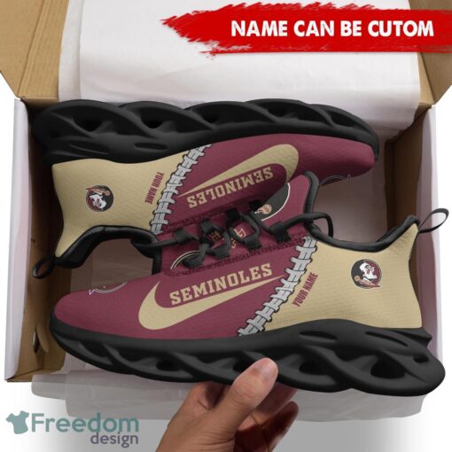 Florida State Seminoles Custom Name Limited Max Soul Shoes Sneakers For Sports Fans Gift Product Photo 2