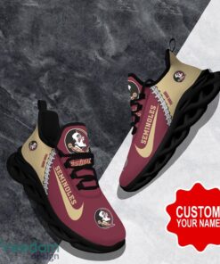 Florida State Seminoles Custom Name Limited Max Soul Shoes Sneakers For Sports Fans Gift