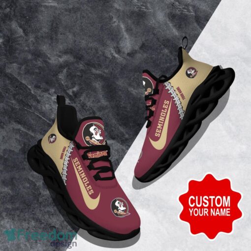 Florida State Seminoles Custom Name Limited Max Soul Shoes Sneakers For Sports Fans Gift Product Photo 1