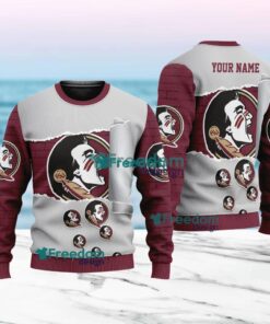 Florida State Seminoles NCAA Logo New Idea Christmas Ugly Sweater 3D For Men And Women