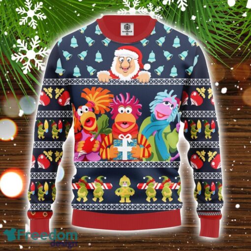 Fraggle Rock Sublimated Adult Ugly Christmas Sweater Amazing Gift Cute Christmas Gift Product Photo 2