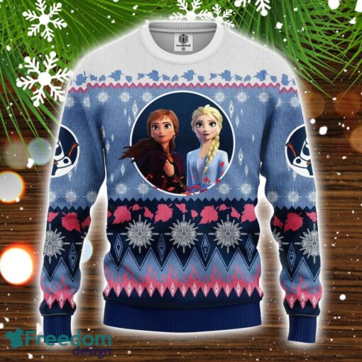 Frozen Elsa Anna Christmas Sweater Amazing Gift Christmas Holiday Gift Product Photo 1