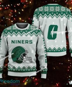 Funny Helmet Charlotte 49ers Christmas 3D Sweater For Men Women