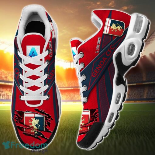 Genoa CFC Air Cushion Sports Shoes Custom Name Gift TN Shoes Sneakers For Fans Men Women Team Shoes Product Photo 2