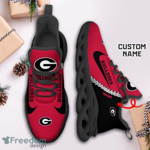 Georgia Bulldogs Custom Name Limited Max Soul Shoes Sneakers For Sports Fans Gift Product Photo 3