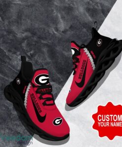 Georgia Bulldogs Custom Name Limited Max Soul Shoes Sneakers For Sports Fans Gift