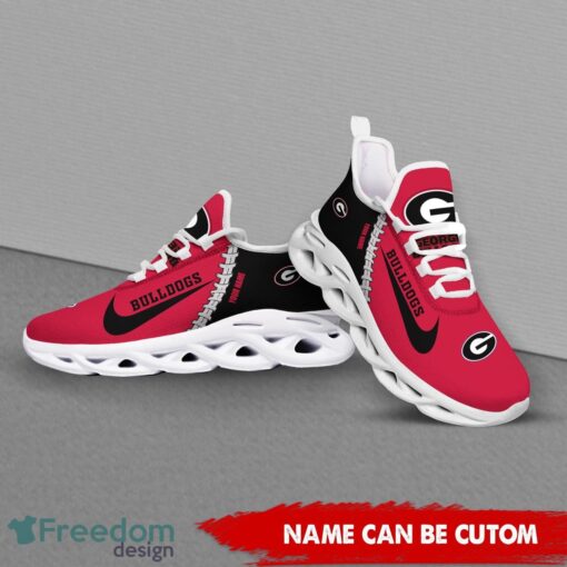 Georgia Bulldogs Custom Name Limited Max Soul Shoes Sneakers For Sports Fans Gift Product Photo 4