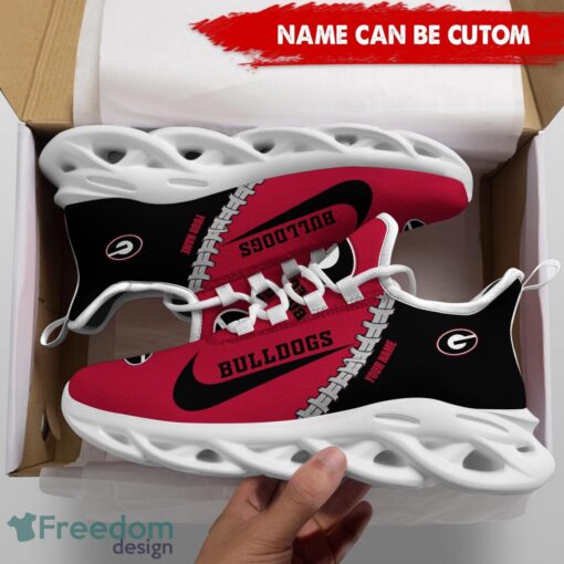 Georgia Bulldogs Custom Name Limited Max Soul Shoes Sneakers For Sports Fans Gift Product Photo 5