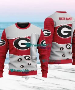 Georgia Bulldogs NCAA Logo New Idea Christmas Ugly Sweater 3D For Men And Women