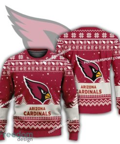 Gift Christmas Arizona Cardinals Logo Pattern Ugly Sweater Gift For Adult