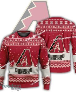 Gift Christmas Arizona Diamondbacks Logo Pattern Ugly Sweater Gift Holidays