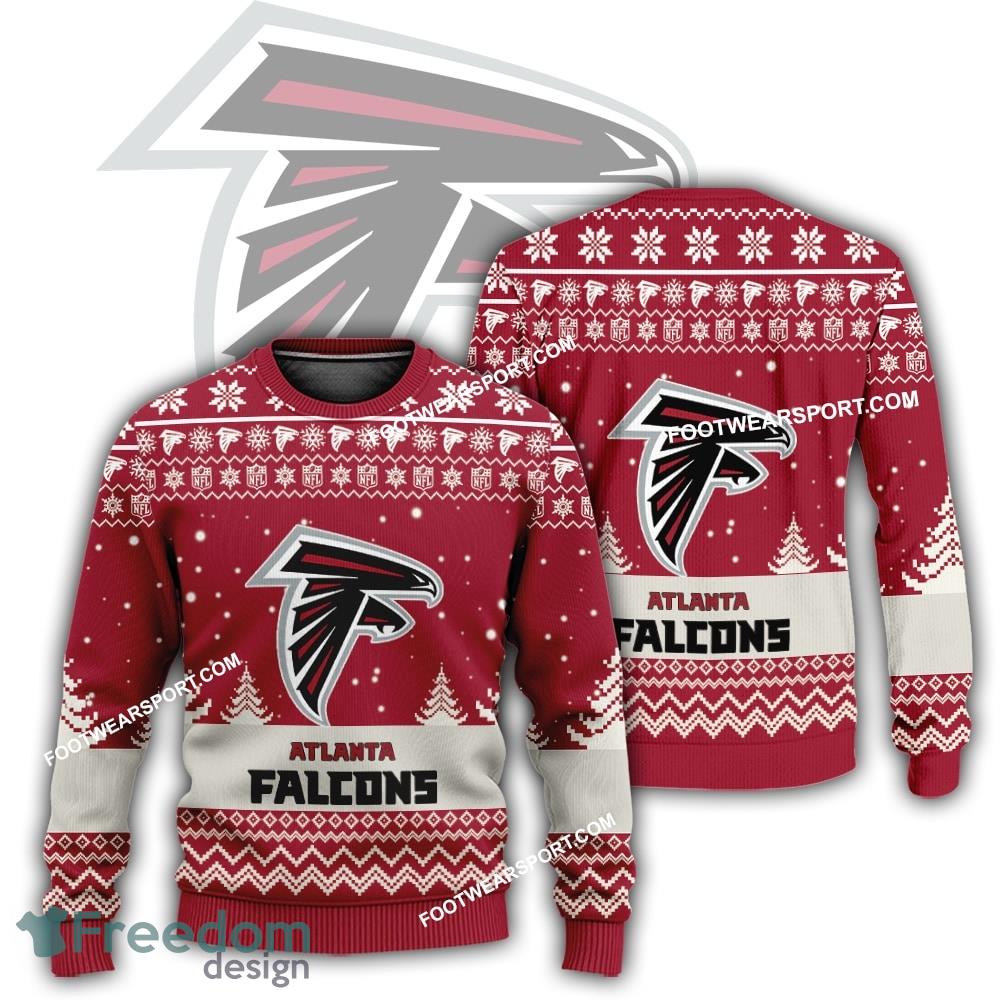 Gift Christmas Atlanta Falcons Logo Pattern Knitted 3D Sweater Gift Holidays image Gift Christmas Atlanta Falcons Logo Pattern Knitted 3D Sweater Gift Holidays - Gift Christmas Atlanta Falcons Logo Pattern Knitted 3D Sweater Gift Holidays