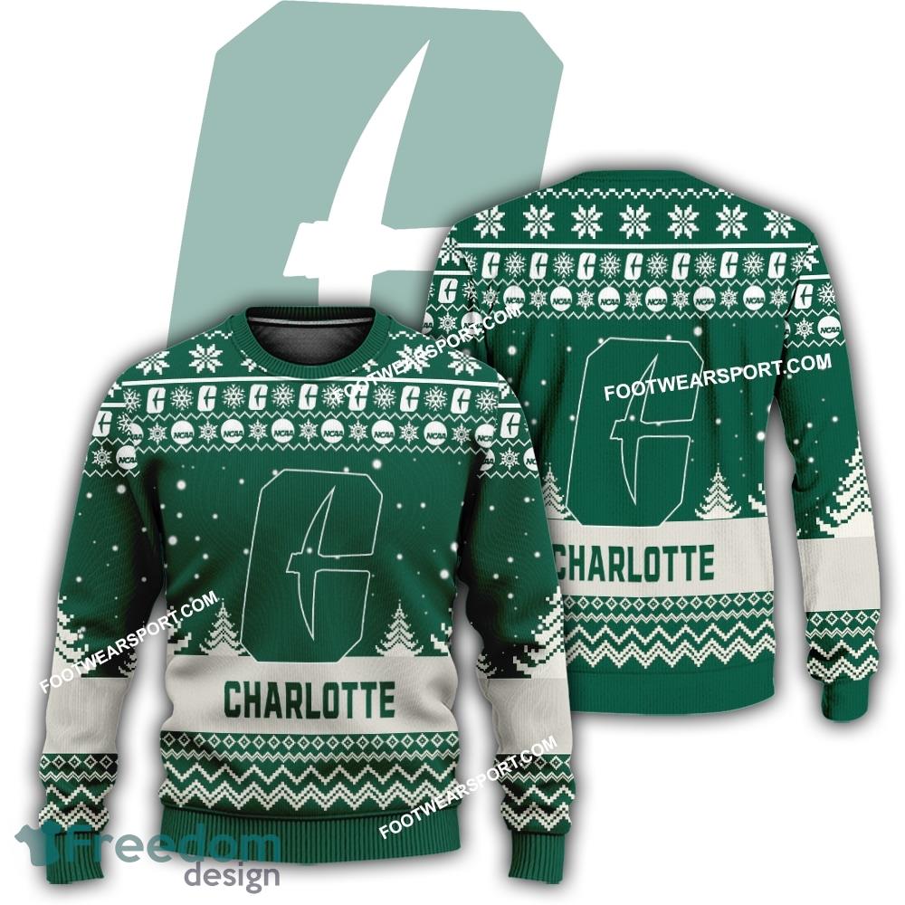 Gift Christmas Charlotte 49ers Logo Pattern Knitted Sweater For Men Women image Gift Christmas Charlotte 49ers Logo Pattern Knitted Sweater For Men Women - Gift Christmas Charlotte 49ers Logo Pattern Knitted Sweater For Men Women