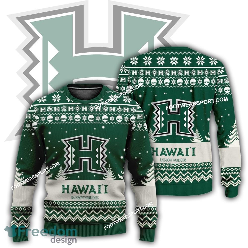 Gift Christmas Hawaii Rainbow Warriors Logo Pattern Ugly Sweater AOP Gift Holidays image Gift Christmas Hawaii Rainbow Warriors Logo Pattern Ugly Sweater AOP Gift Holidays - Gift Christmas Hawaii Rainbow Warriors Logo Pattern Ugly Sweater AOP Gift Holidays